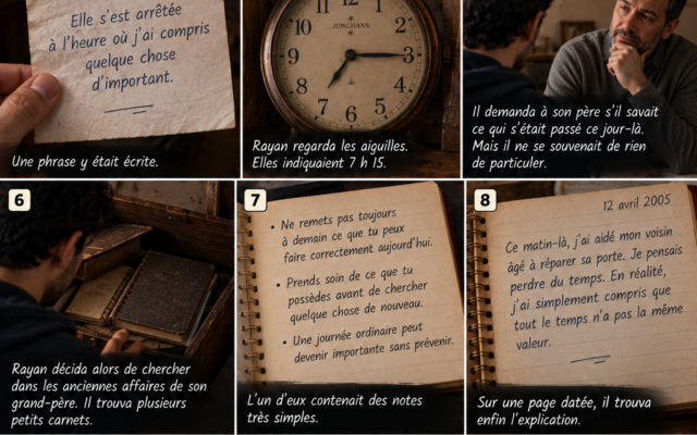 La montre arrêtée ⏰